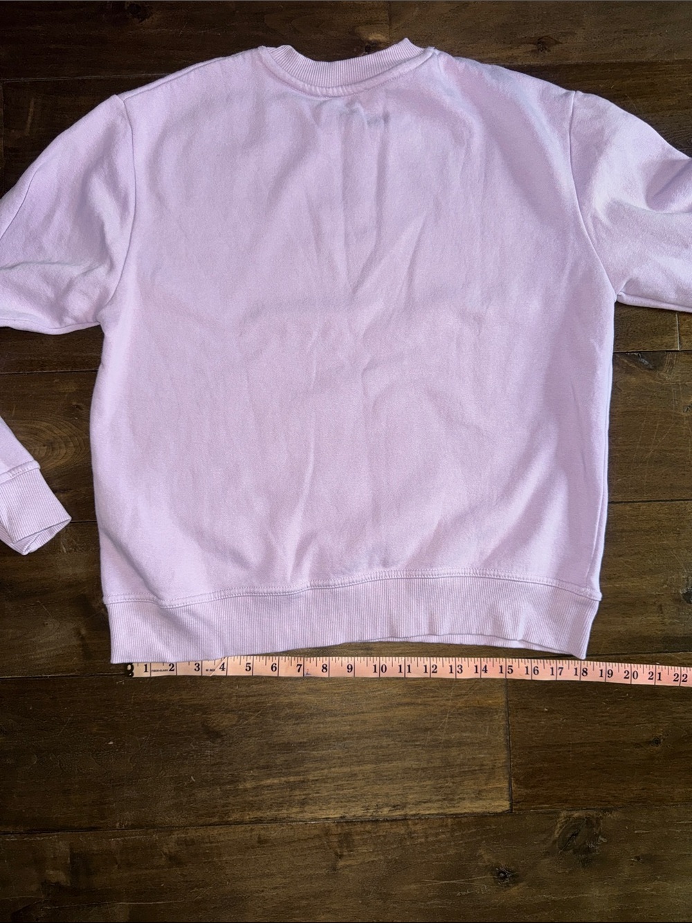 Women's Classic Crewneck Sweater in Light Lavender - Picture 3 of 4